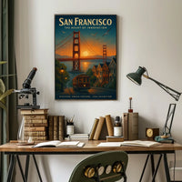 San Francisco The Heart of Innovation Poster