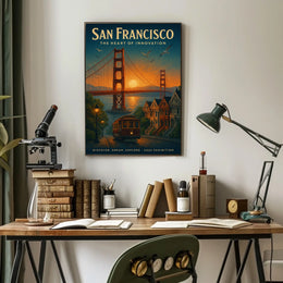 San Francisco The Heart of Innovation Poster