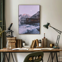 Serene Alpine Twilight Escape Landscape National Park Poster