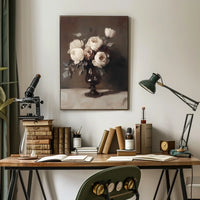 Elegant Floral Still Life Poster
