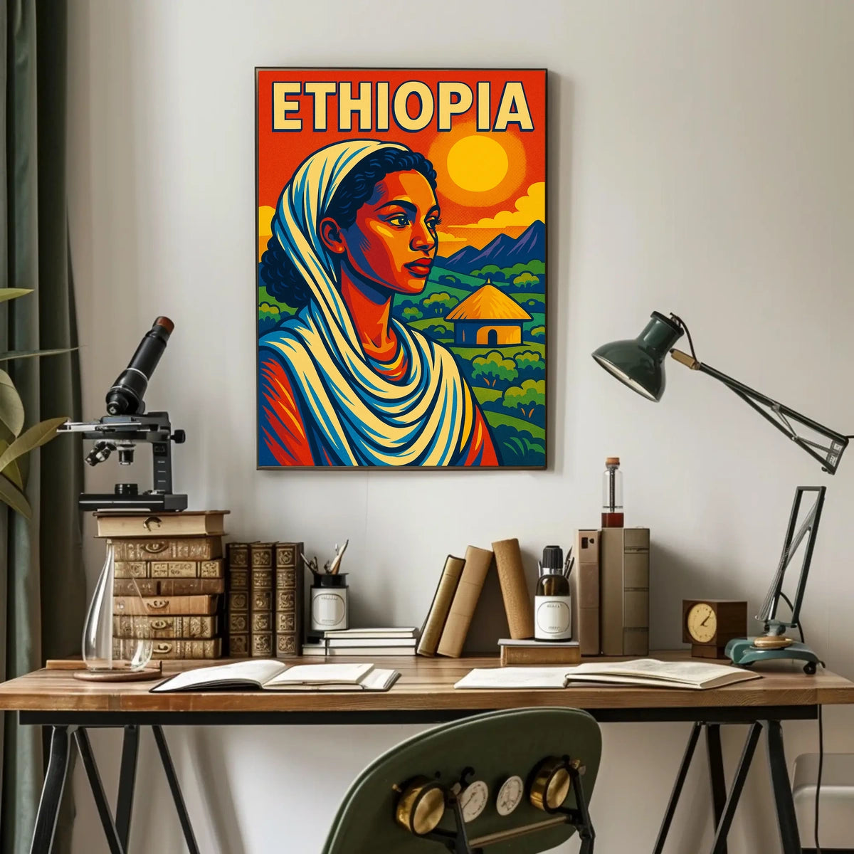 Ethiopia A Vibrant Heritage Poster