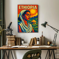 Ethiopia A Vibrant Heritage Poster