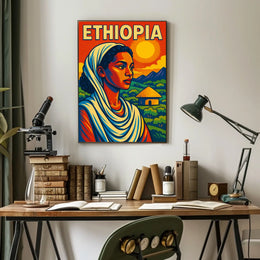 Ethiopia A Vibrant Heritage Poster