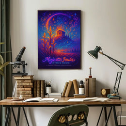 Majestic Iowa Myth Magic Poster