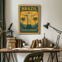 Explore the Wonders of Brazil Poster