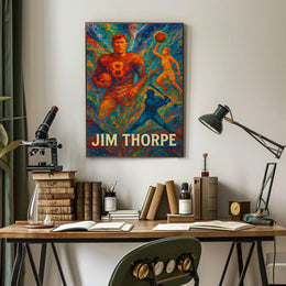 Jim Thorpe Athletic Legend Poster