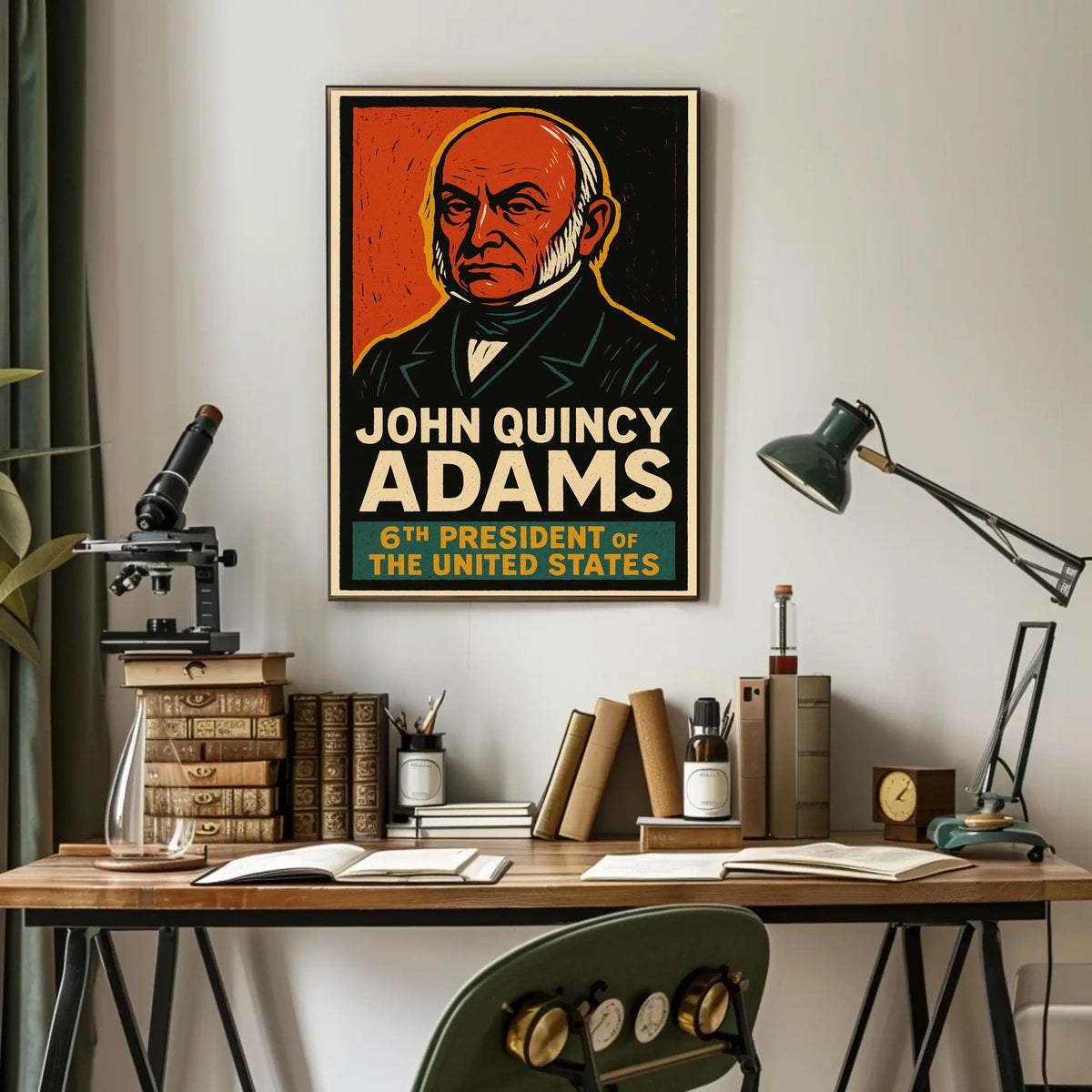 John Quincy Adams 6th President Poster