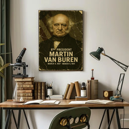 Martin Van Buren 8th President of the United States Damaged Photograph Poster