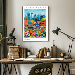 Toronto Flower Market 2024 Poster PosterGoat