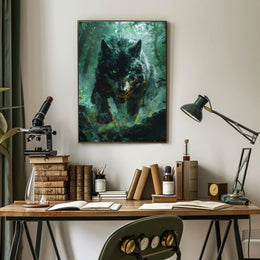The Enigmatic Wolf Poster PosterGoat