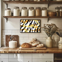 Abstract Gold and Black Art Poster
