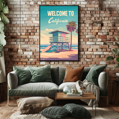 Welcome to California Poster