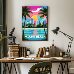Miami Beach Vibes Poster