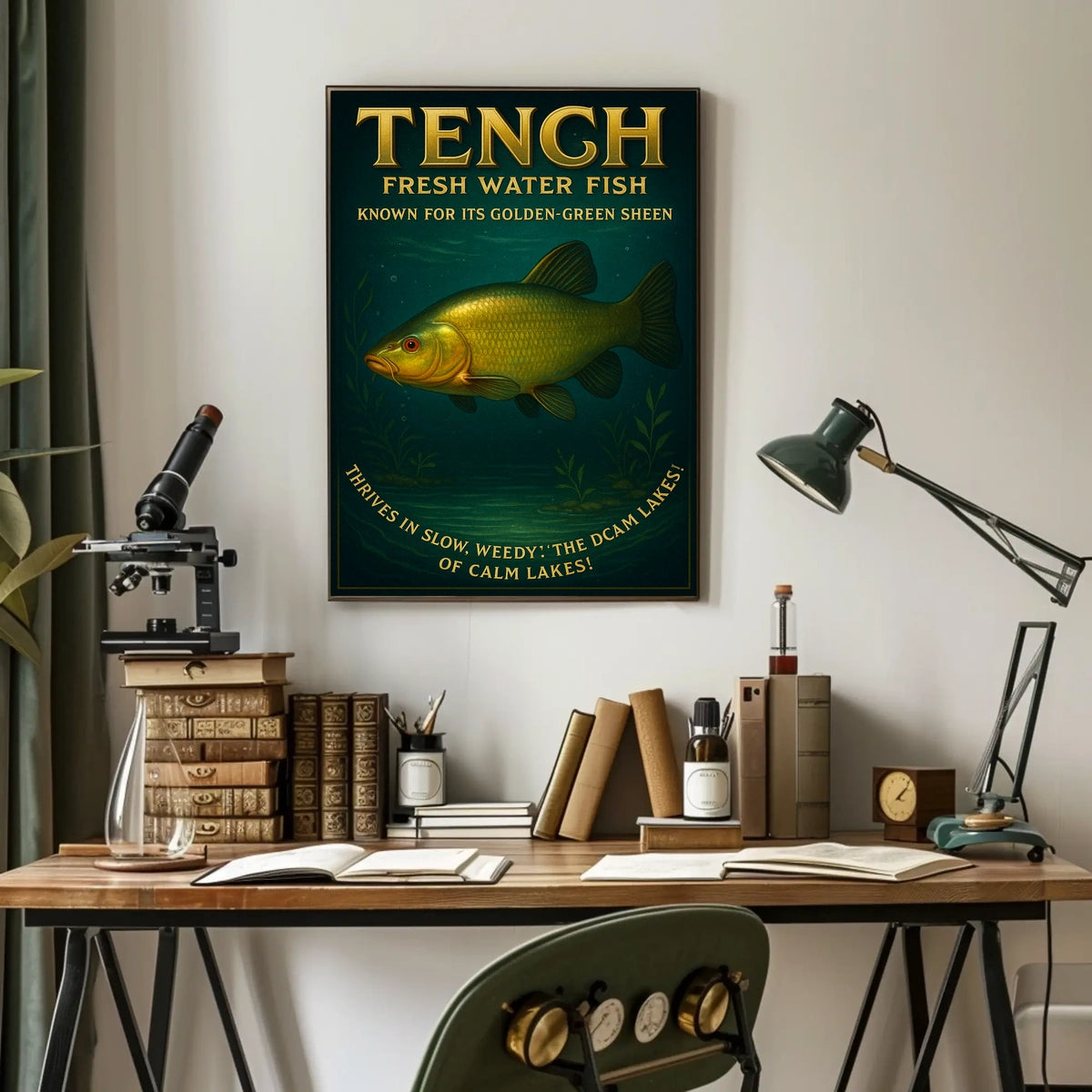 Tench Fresh Water Fish Poster