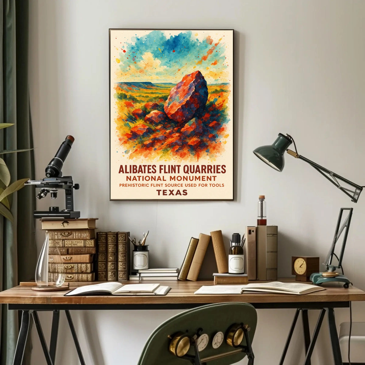 Alibates Flint Quarries National Poster