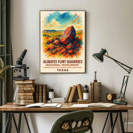 Alibates Flint Quarries National Poster