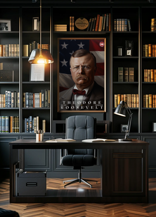 Theodore Roosevelt 26th President Of The United States Portrait