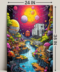 Cosmic Landscape Adventure Poster PosterGoat