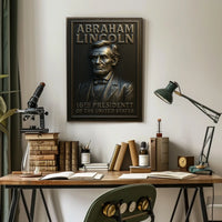 Abraham Lincoln Civil War Photography Heritage Poster