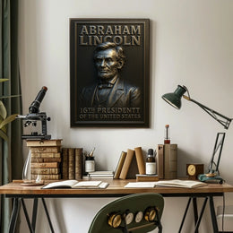 Abraham Lincoln Civil War Photography Heritage Poster