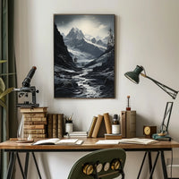 Majestic Snow-Capped Peaks National Park Poster