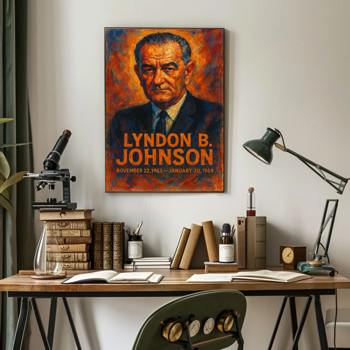 Lyndon B. Johnson 36Th President Poster