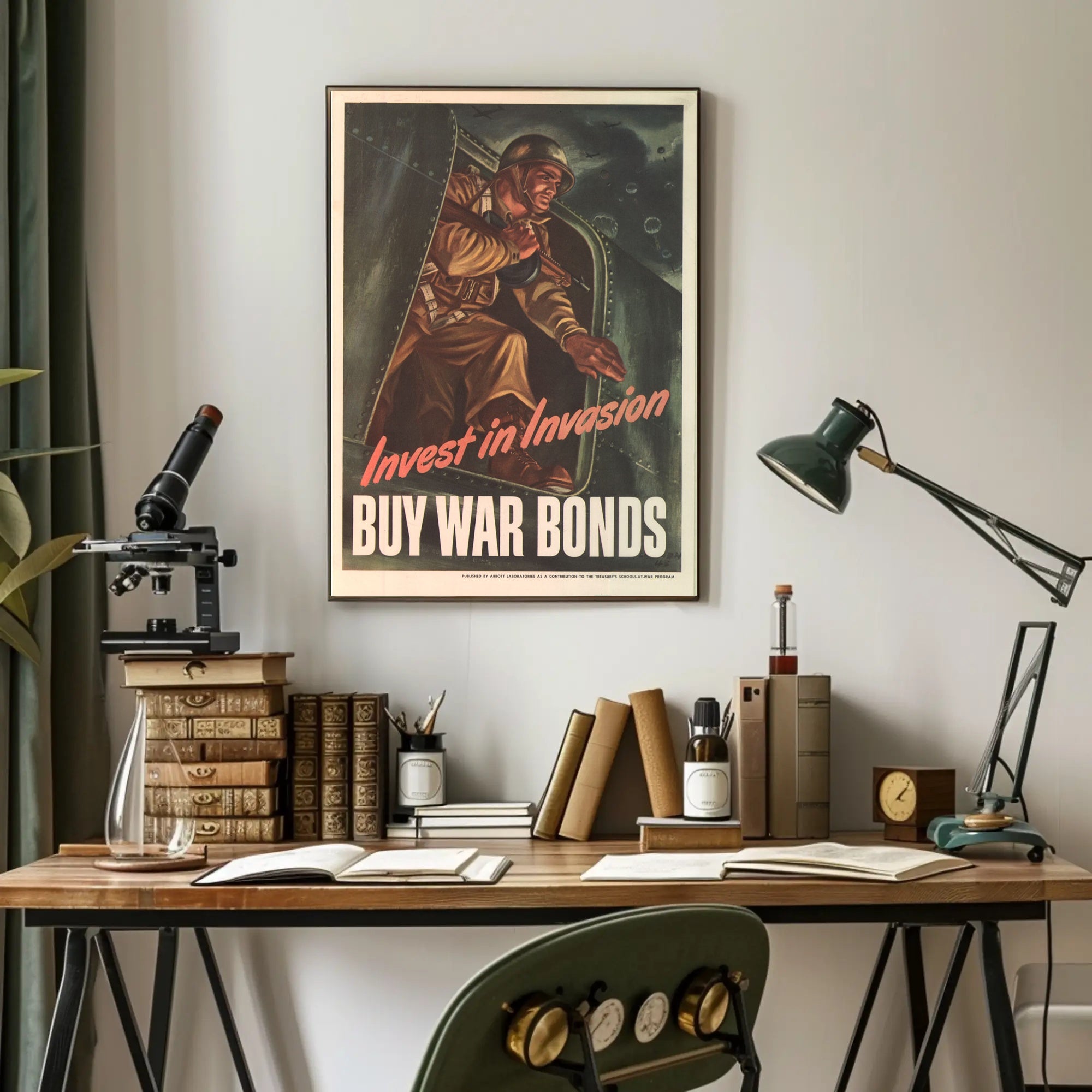 Invest in Invasion Poster PosterGoat