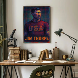 Jim Thorpe Tribute Poster