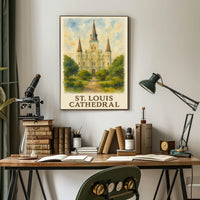 St. Louis Cathedral Poster
