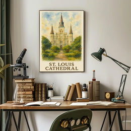 St. Louis Cathedral Poster