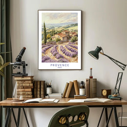 Lavender Fields of Provence Poster PosterGoat