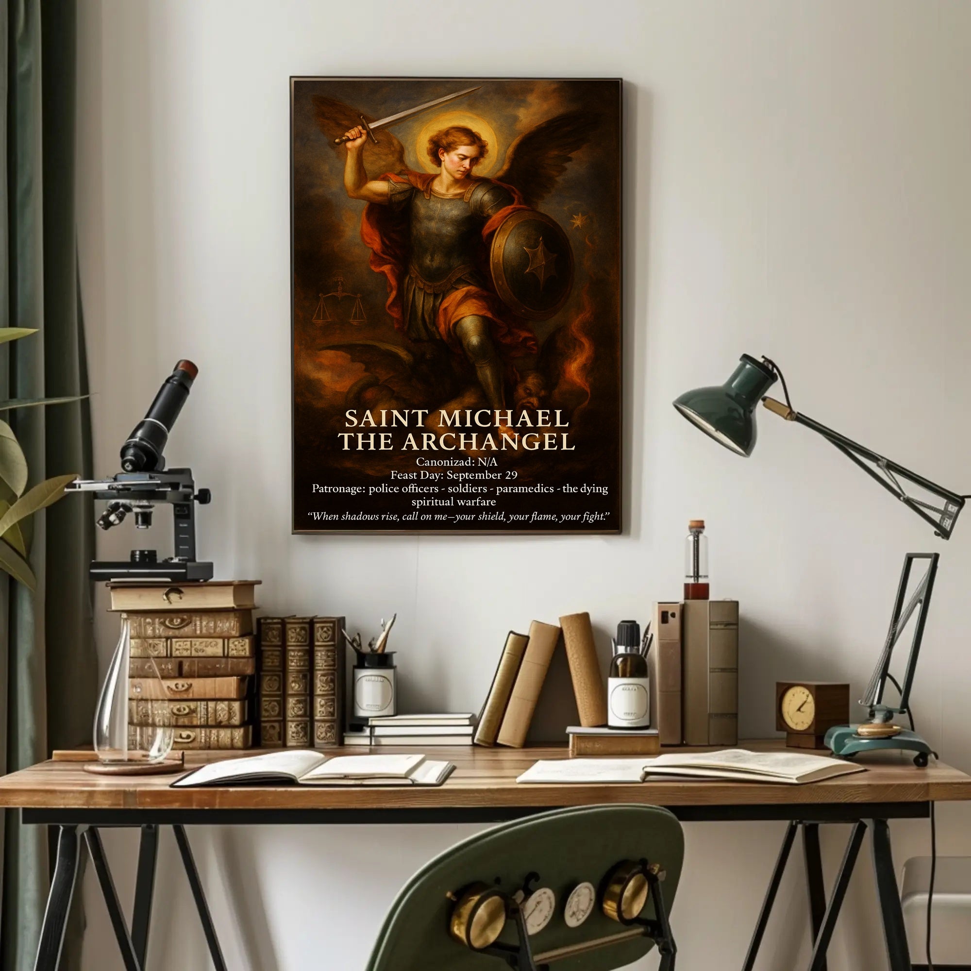 Saint Michael the Archangel Poster PosterGoat