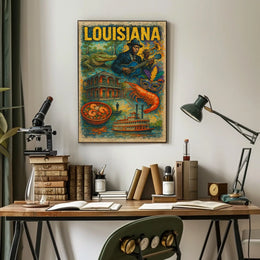 Louisiana Culture and Heritage Poster