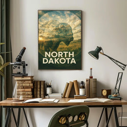 North Dakota Wilderness Poster