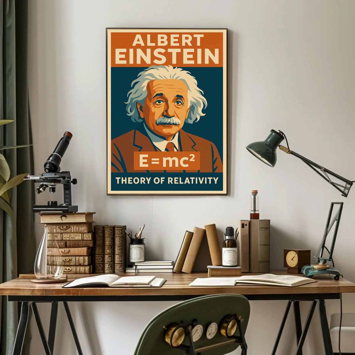 Albert Einstein Theory Of Relativity Poster