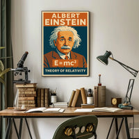 Albert Einstein Theory Of Relativity Poster