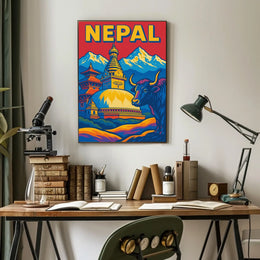 Nepal A Vibrant Tapestry Poster