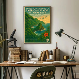 Explore American Samoa National Park Adventure Poster
