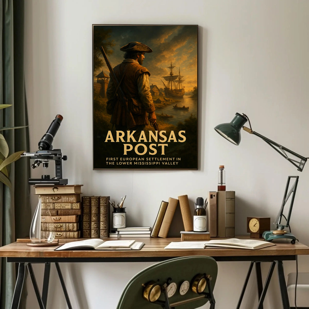 Arkansas Post First European Poster