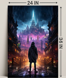 Journey To The Neon City Poster
