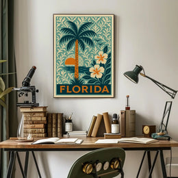 Florida Tropical Escape Poster