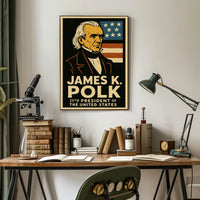 James K. Polk 11th President Poster