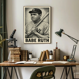 Babe Ruth Baseball Legend Poster
