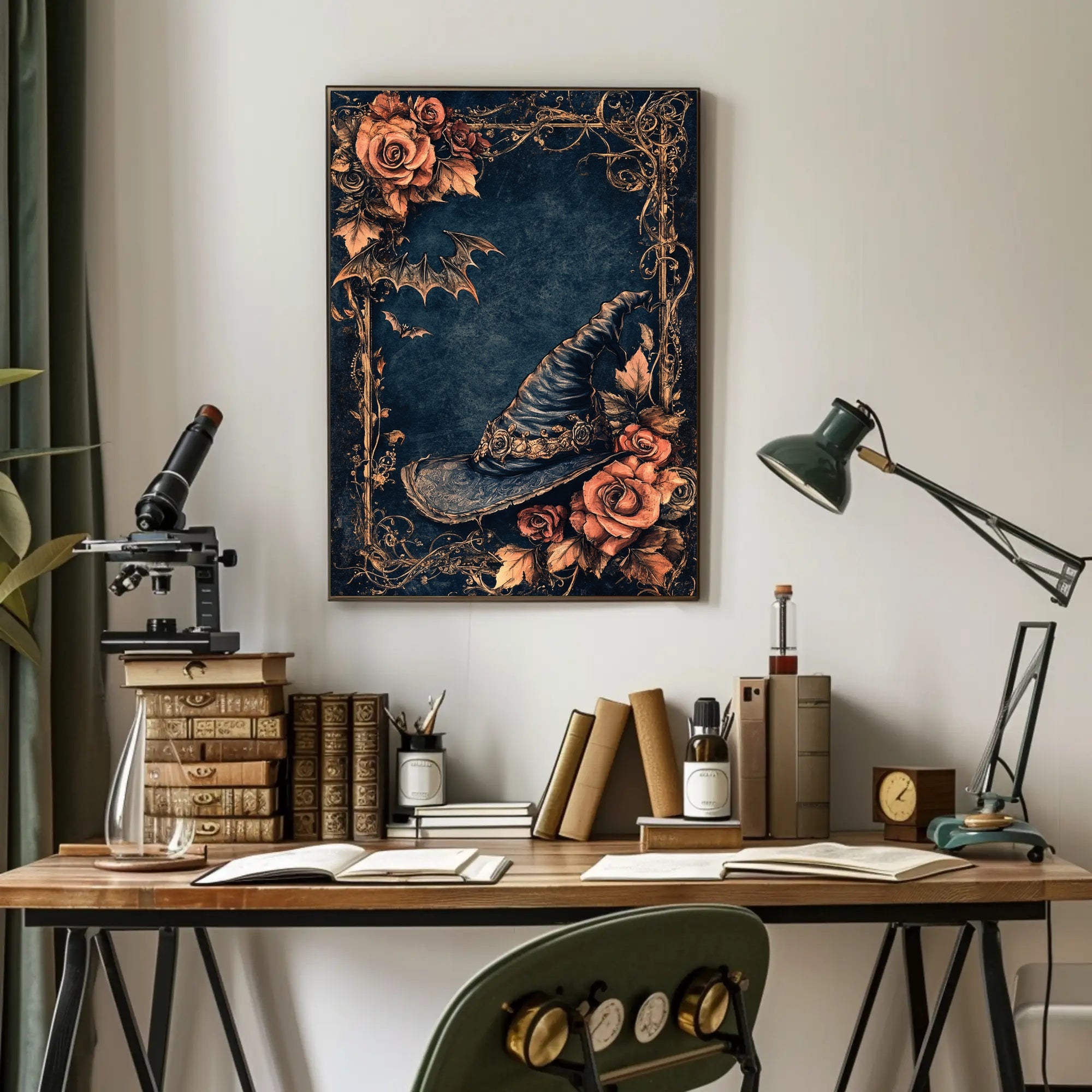 Enchanted Autumn Night Poster