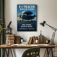 E-1 Tracer The Stoof with a Roof Poster PosterGoat
