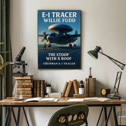 E-1 Tracer The Stoof with a Roof Poster PosterGoat