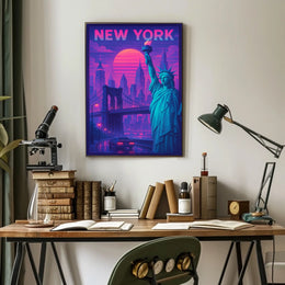 New York Cityscape Poster