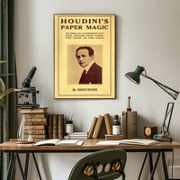 Houdini's Paper Magic: Vintage Cultural or Heritage Poster