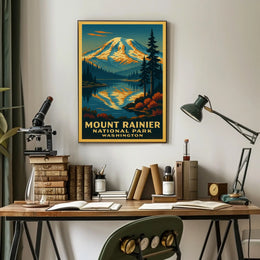 Mount Rainier National Park Poster