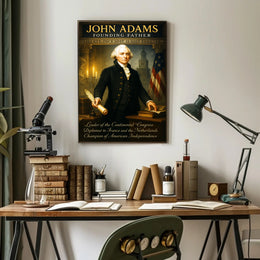 John Adams Founding Father Poster PosterGoat